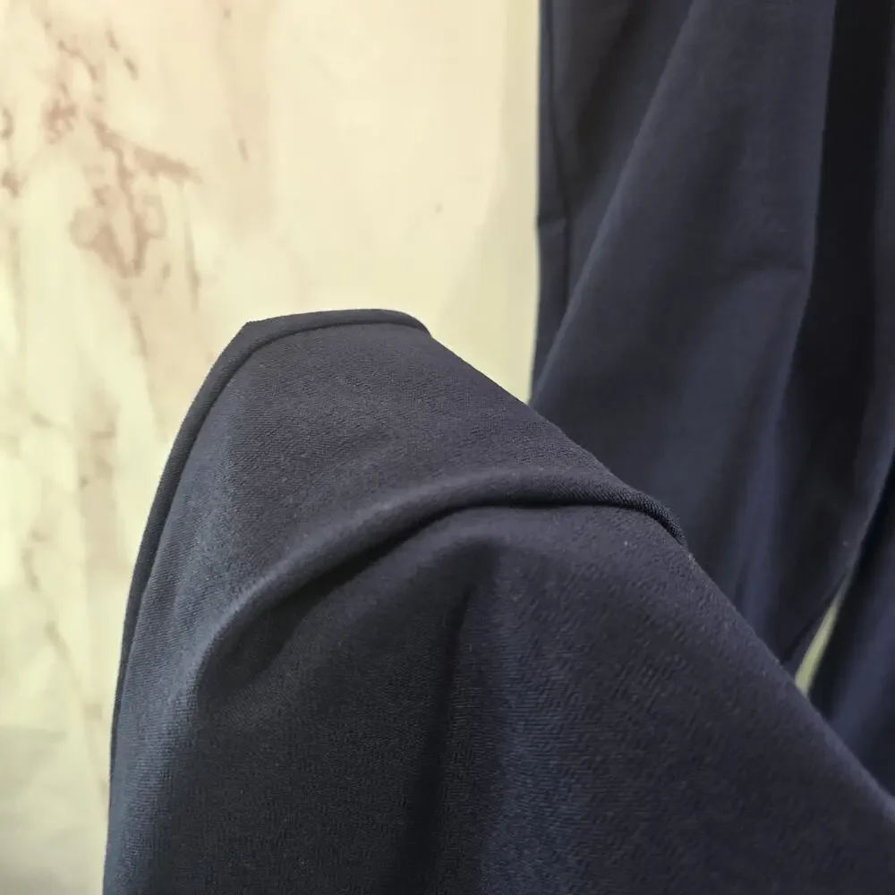 Eileen Fisher Pants Womens XL Navy Blue Stretch Pull On High Rise Crepe Viscose - Picture 9 of 12